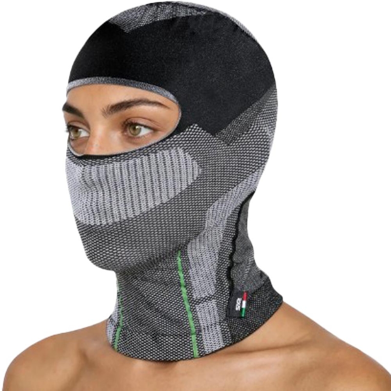 Cagoule de casque SIXS BT DBXL V2 noire carbone
