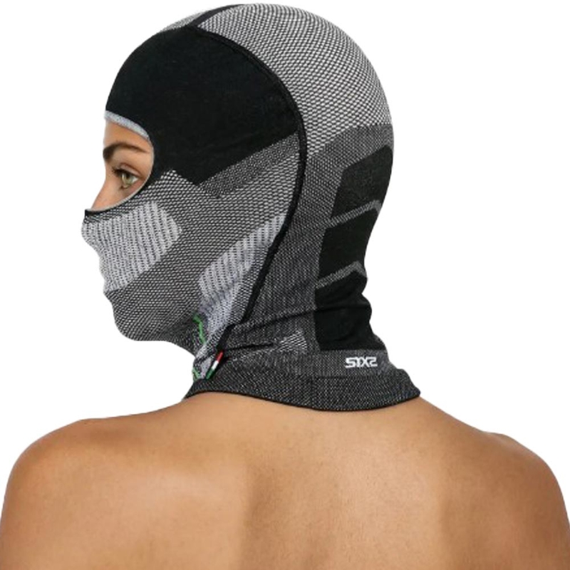 Cagoule de casque SIXS BT DBXL V2 noire carbone