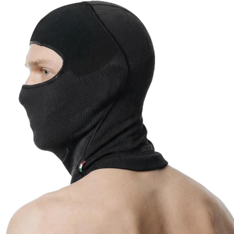 Cagoule de casque SIXS BT DBXL V2 noir-gris foncé
