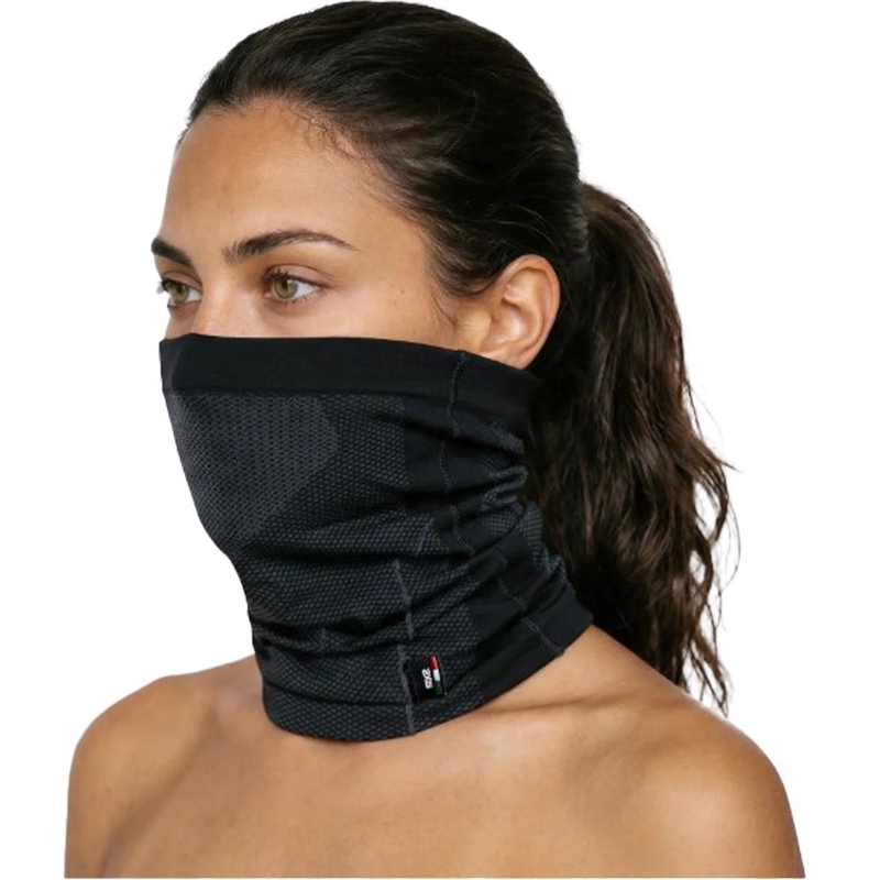 Cache-cou SIXS BT TBXL noir-gris foncé