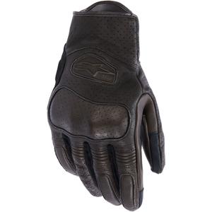 Gants de moto Alpinestars Mustang V3 marron-noir