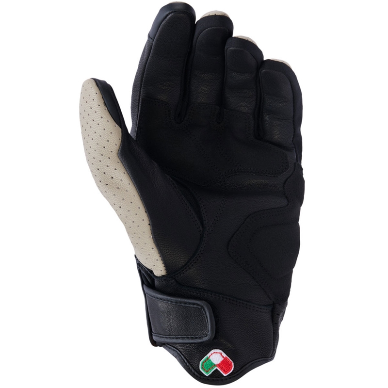 Gants de moto Alpinestars Mustang V3 beige-noir