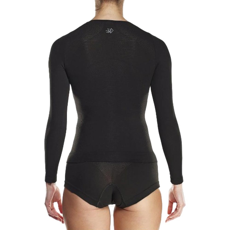 T-shirt fonctionnel à manches longues pour femme SIXS F TS2 noir