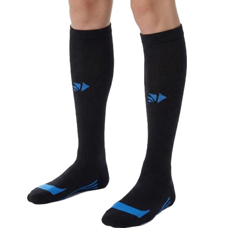 Chaussettes hautes fonctionnelles SIXS MOT V3 noir-bleu