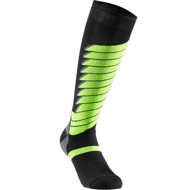 Chaussettes hautes fonctionnelles SIXS SPEED V3 noir-vert