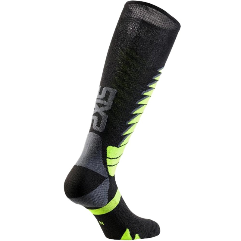 Chaussettes hautes fonctionnelles SIXS SPEED V3 noir-vert