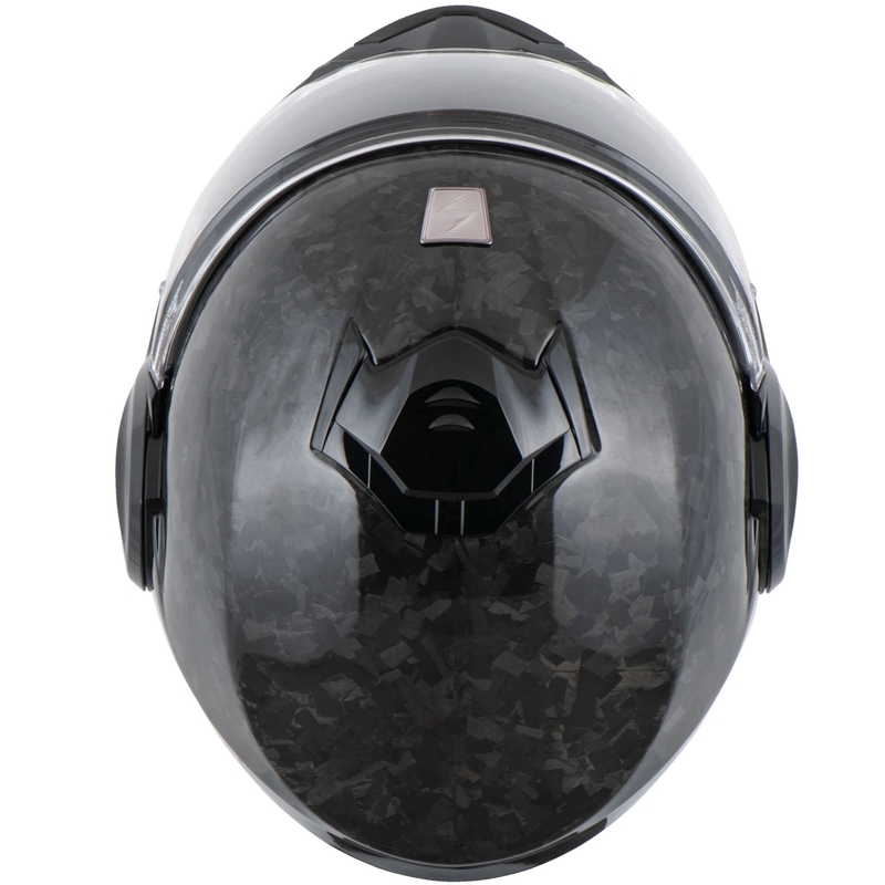 Casque de moto modulable Scorpion EXO-TECH EVO ONYX CARBON noir