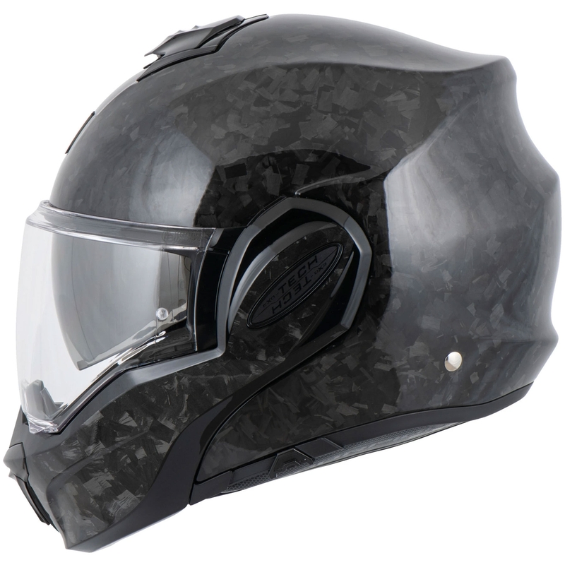 Casque de moto modulable Scorpion EXO-TECH EVO ONYX CARBON noir