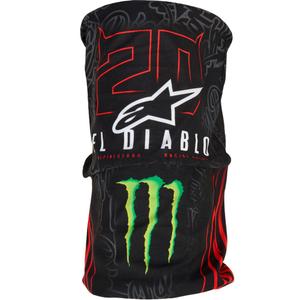 Cache-cou Alpinestars FQ20 Monster Collection Noir-Rouge fluo-Bleu-Vert