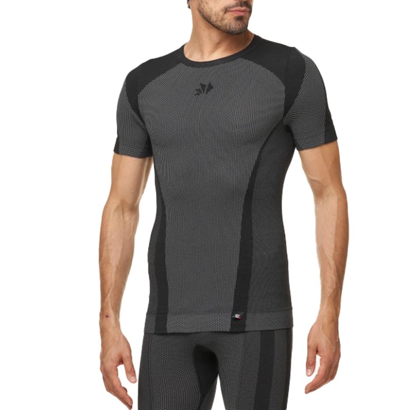 T-shirt fonctionnel à manches courtes SIXS TS1 V2 noir carbone