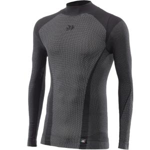 T-shirt fonctionnel à manches longues SIXS TS3 V2 noir carbone