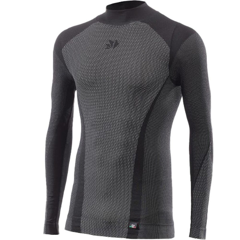 T-shirt fonctionnel à manches longues SIXS TS3 V2 noir carbone