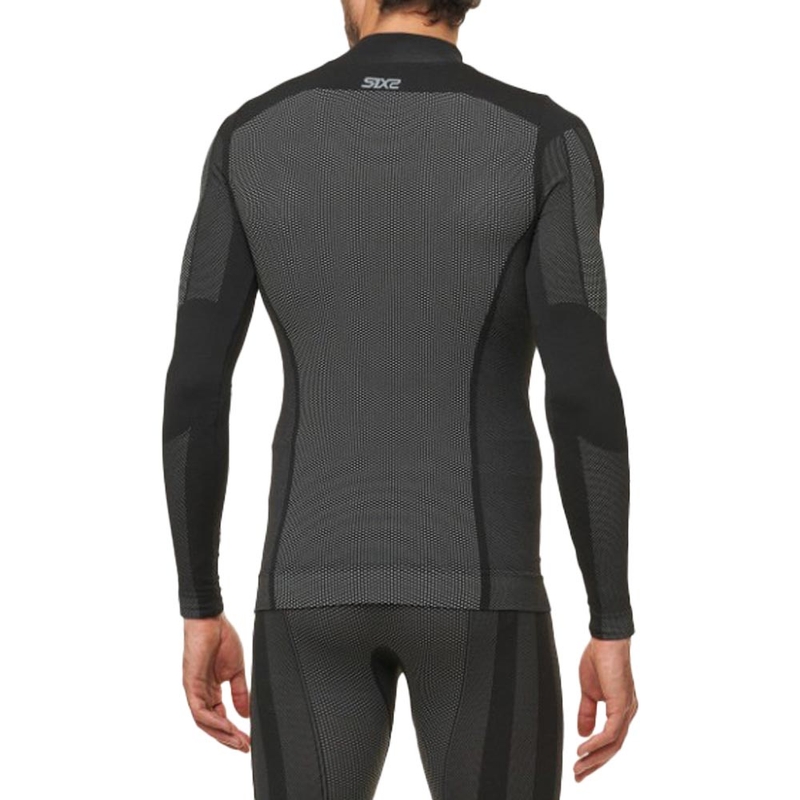 T-shirt fonctionnel à manches longues SIXS TS3 V2 noir carbone