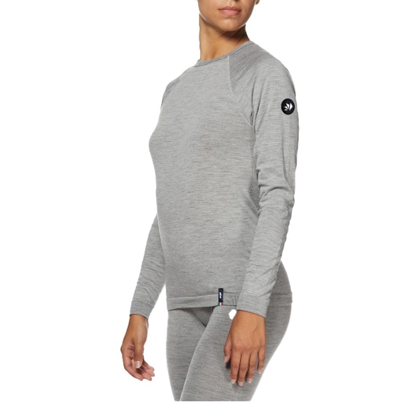 T-shirt thermique à manches longues SIXS TS2 MERINOS gris