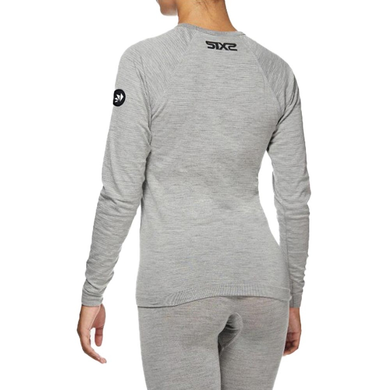 T-shirt thermique à manches longues SIXS TS2 MERINOS gris