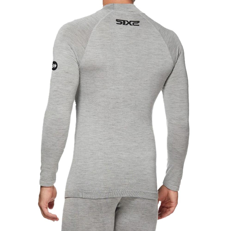 T-shirt thermique à manches longues SIXS TS3 MERINOS gris