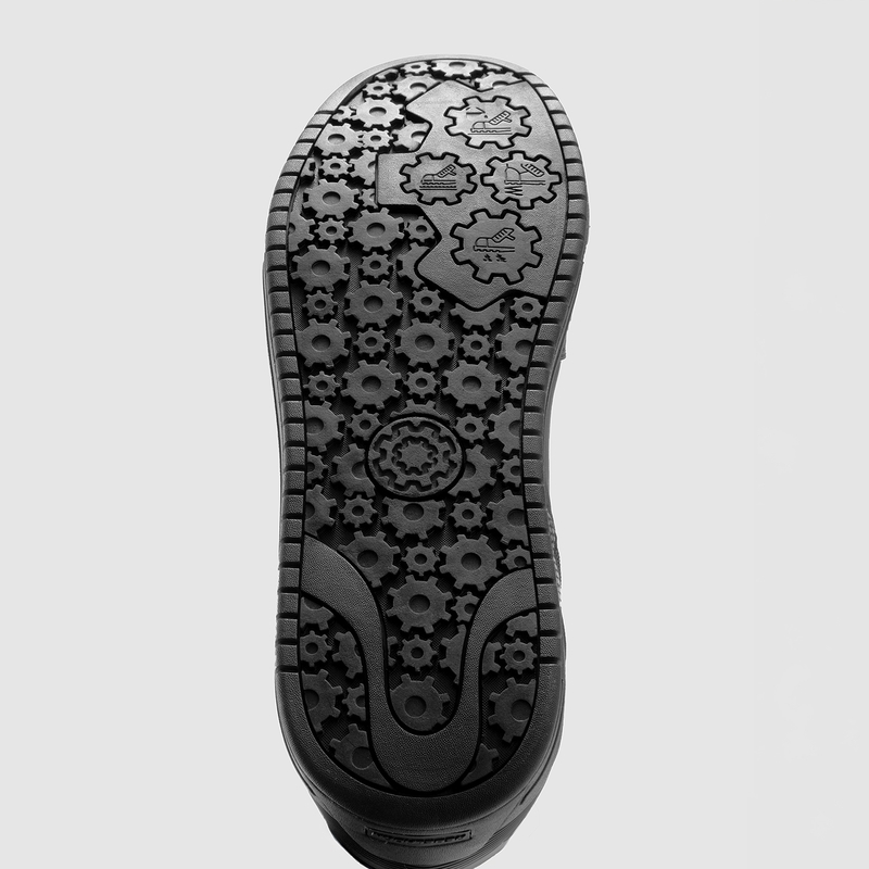 Bottes de moto Rebelhorn Vandal II noires et rouges