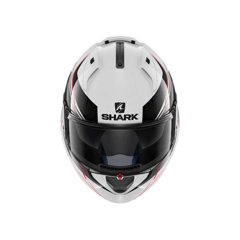 Překlápěcí přilba SHARK EVO-ONE 2 Krono bílo-černo-červená