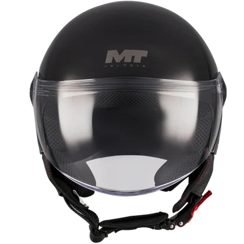 Casque de moto ouvert MT Street S Pure A1 noir