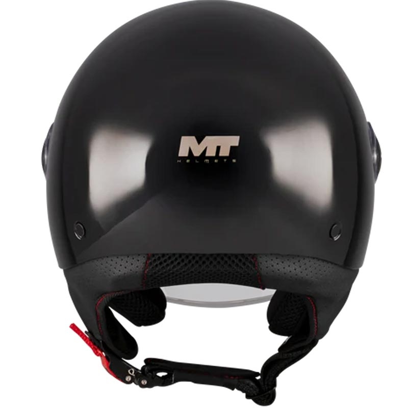 Casque de moto ouvert MT Street S Pure A1 noir