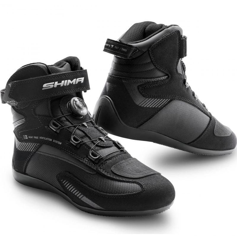 Bottes de moto Shima Exo noires