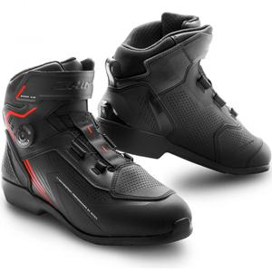 Bottes de moto Shima Enzo Air noires et rouges