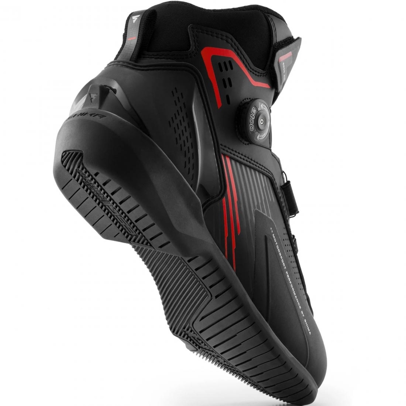 Bottes de moto Shima Enzo Air noires et rouges