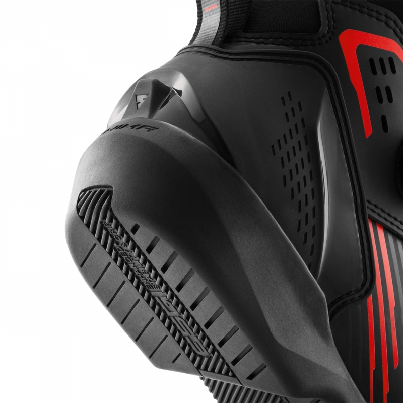 Bottes de moto Shima Enzo Air noires et rouges