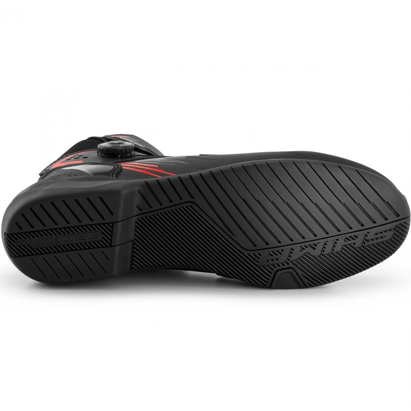 Bottes de moto Shima Enzo Air noires et rouges
