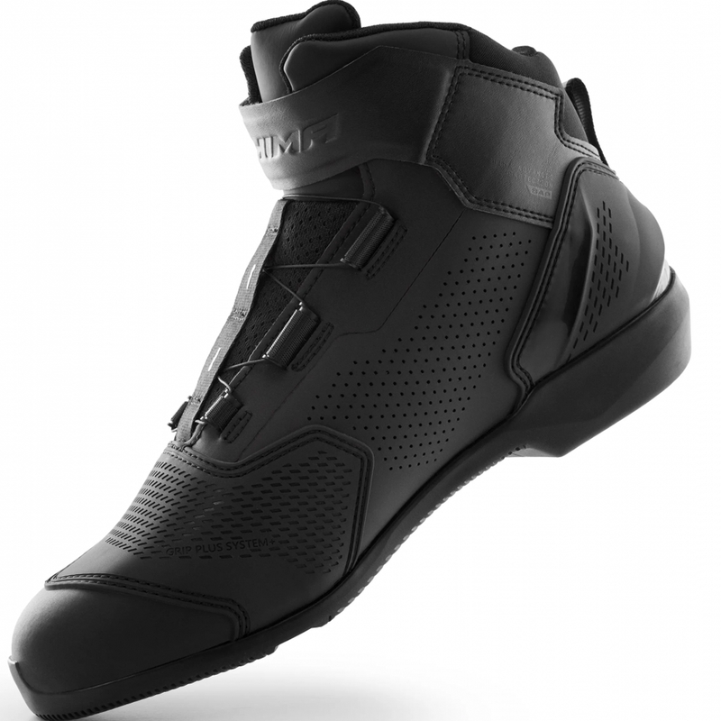 Bottes de moto Shima Enzo Air noires et blanches