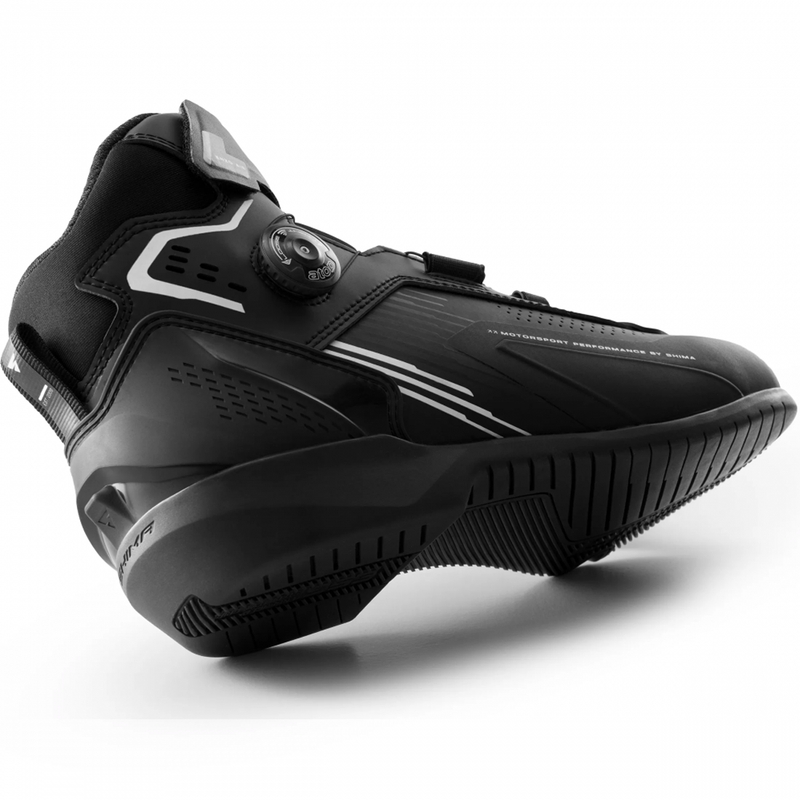Bottes de moto Shima Enzo Air noires et blanches