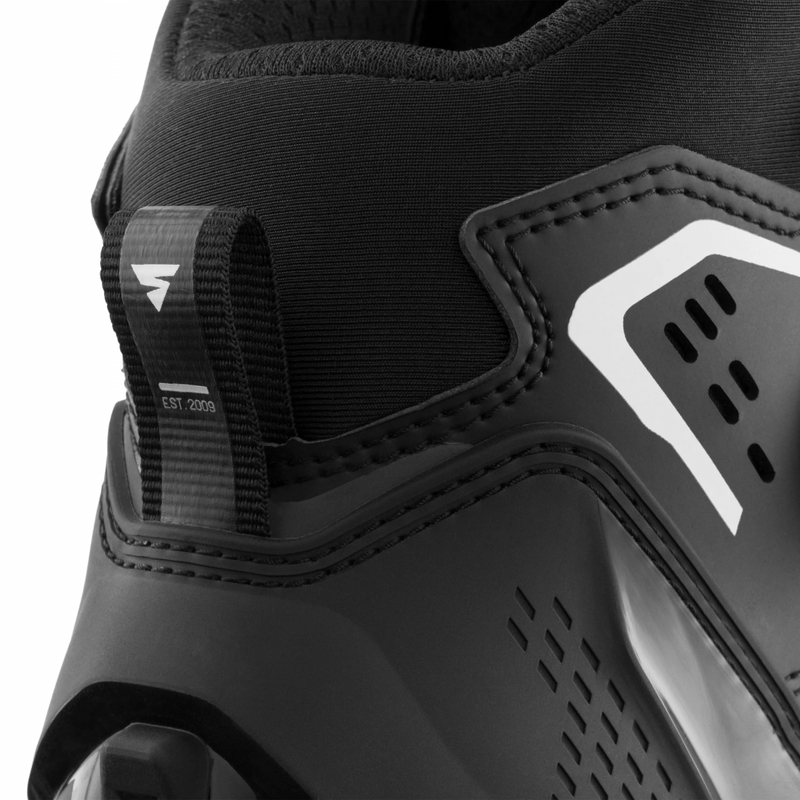 Bottes de moto Shima Enzo Air noires et blanches