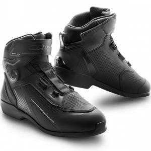 Bottes de moto pour femmes Shima Enzo Air noires