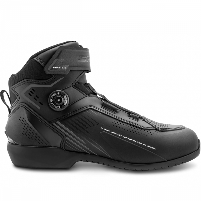 Bottes de moto pour femmes Shima Enzo Air noires