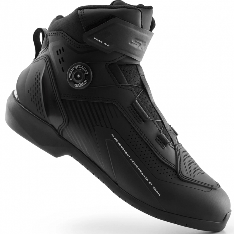 Bottes de moto pour femmes Shima Enzo Air noires