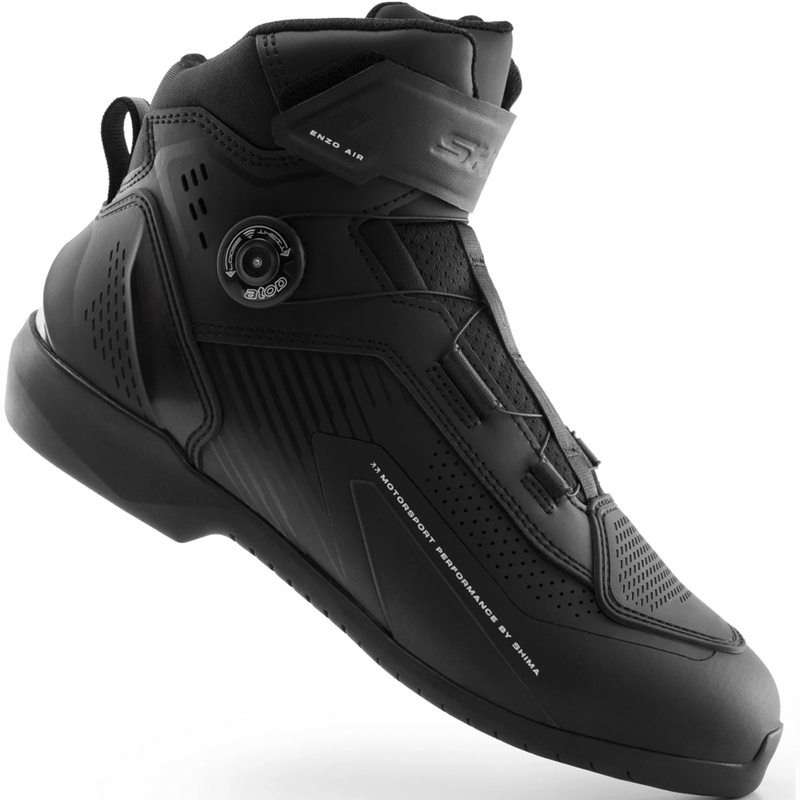 Bottes de moto pour femmes Shima Enzo Air noires