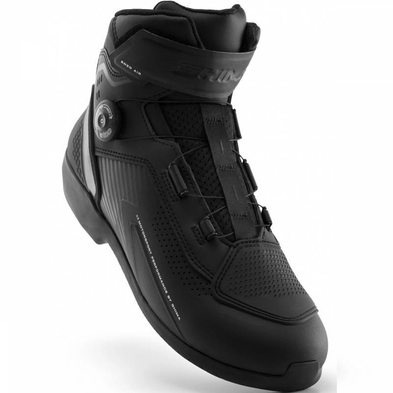 Bottes de moto pour femmes Shima Enzo Air noires