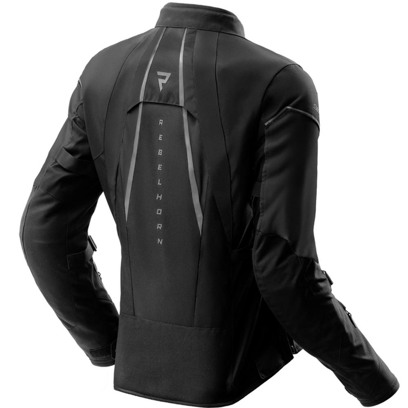 Veste de moto pour femme Rebelhorn Swift noire