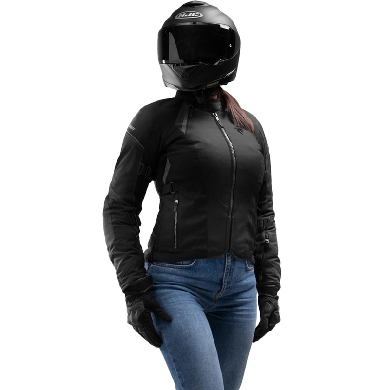 Veste de moto pour femme Rebelhorn Swift noire