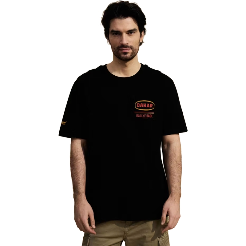 T-shirt noir Dakar Breakdown