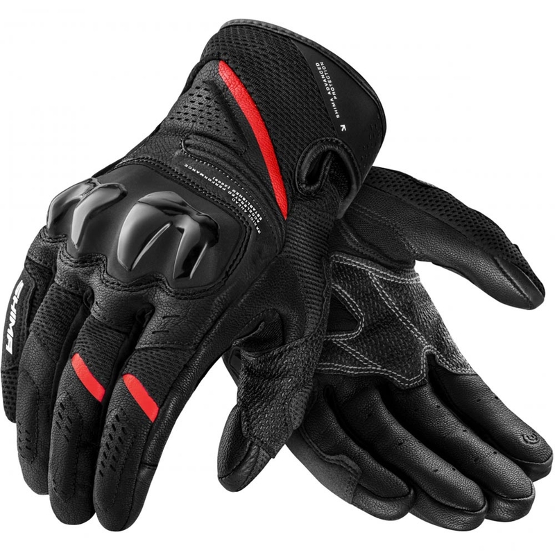 Gants de moto Shima Spark 3.0 noir et rouge