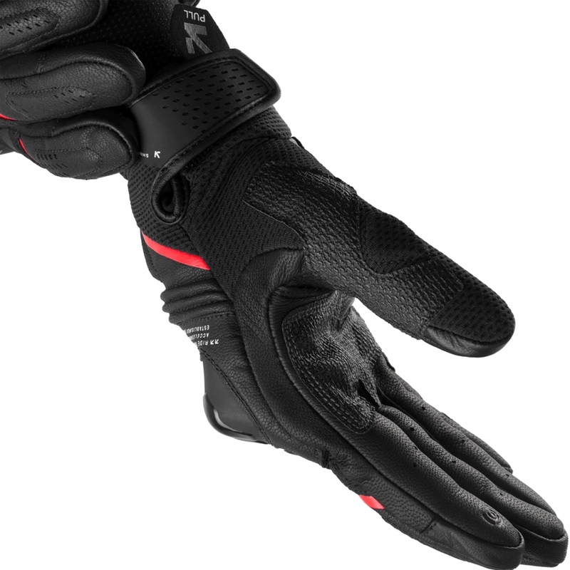 Gants de moto Shima Spark 3.0 noir et rouge