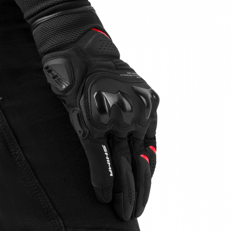 Gants de moto Shima Spark 3.0 noir et rouge