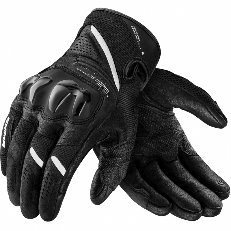 Gants de moto Shima Spark 3.0 noir et blanc