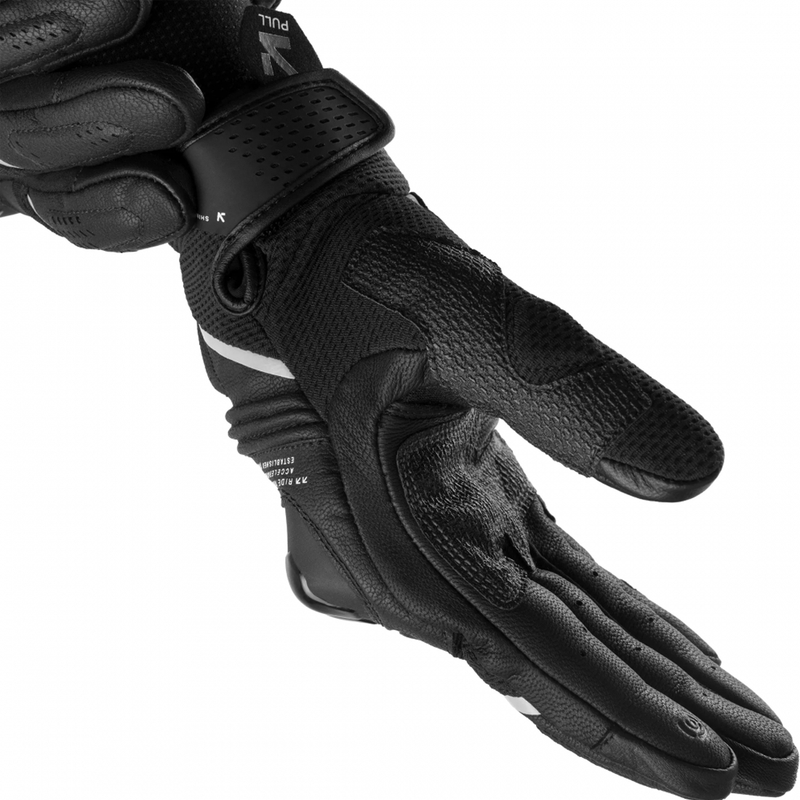 Gants de moto Shima Spark 3.0 noir et blanc