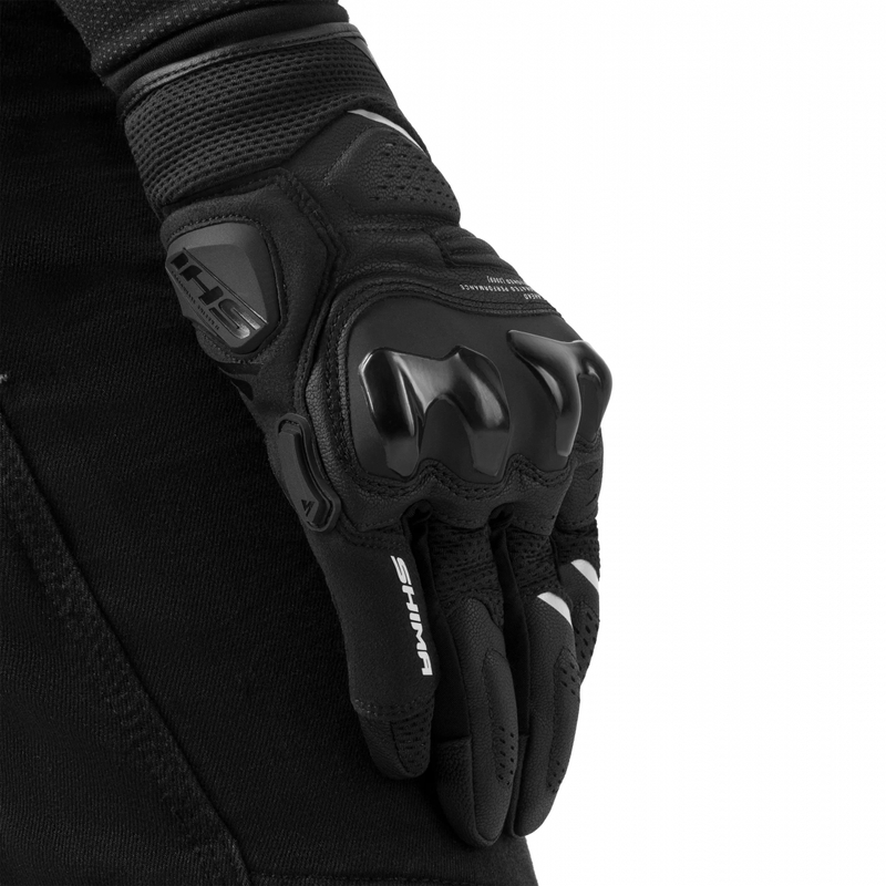 Gants de moto Shima Spark 3.0 noir et blanc