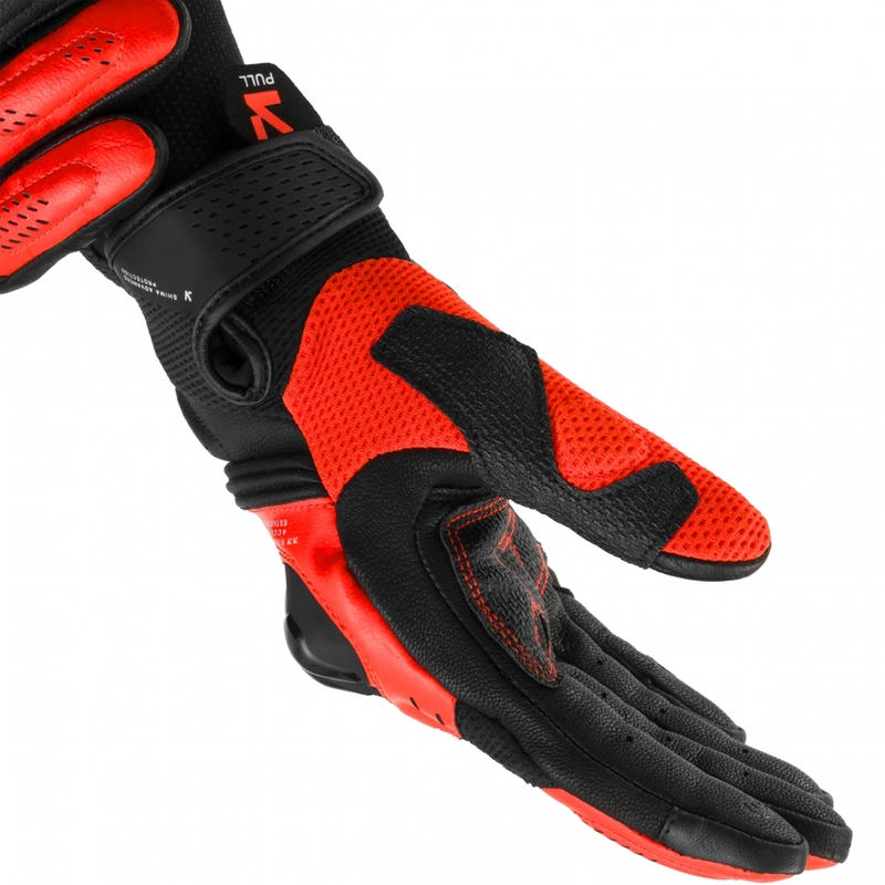 Gants de moto Shima Spark 3.0 rouge fluo