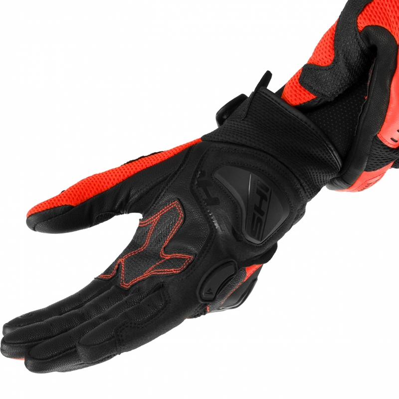 Gants de moto Shima Spark 3.0 rouge fluo
