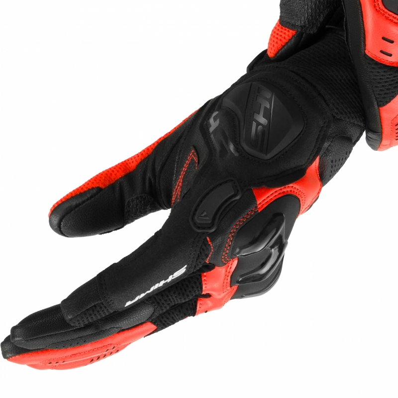 Gants de moto Shima Spark 3.0 rouge fluo