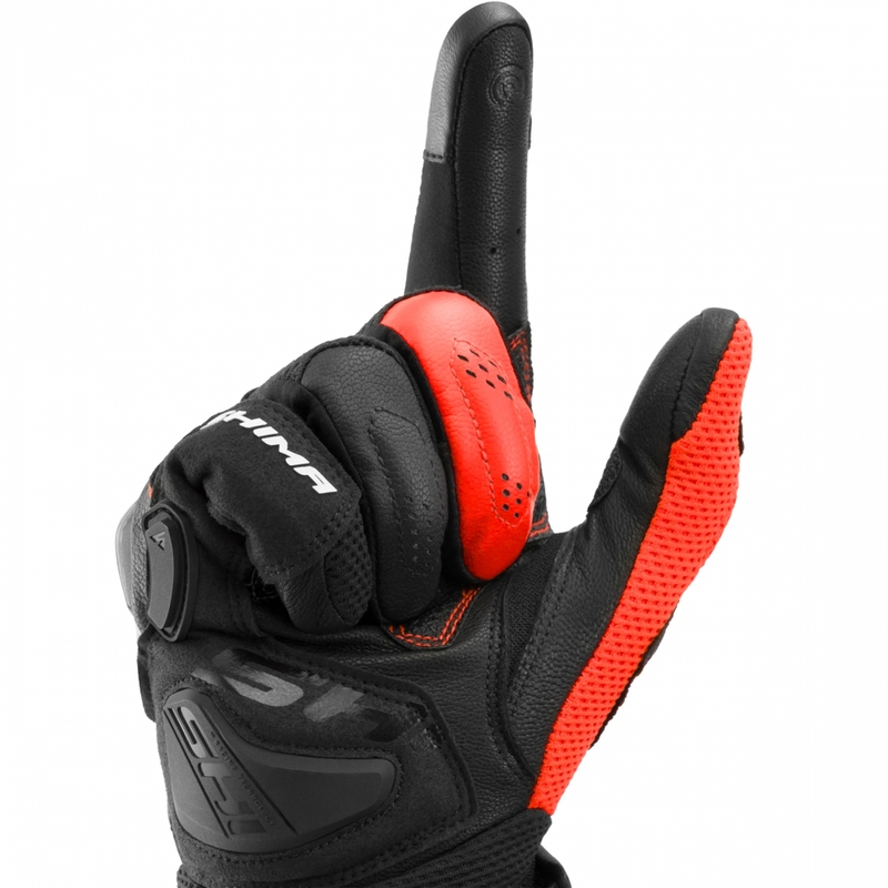 Gants de moto Shima Spark 3.0 rouge fluo